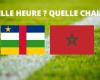 sur quelle chaîne et à quelle heure regarder le match Centrafrique – Maroc ce soir ?