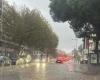 images des pluies intenses qui s’abattent sur les Alpes-Maritimes