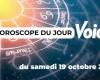 Horoscope du samedi 19 octobre 2024