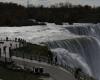 Une femme saute dans les chutes du Niagara avec ses deux enfants