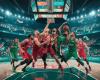 Match de basket-ball Étoile rouge de Belgrade contre Panathinaikos en direct