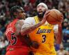 Les Lakers de Los Angeles ont battu les Raptors 131-125