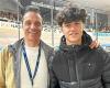 Ancien pilote pro, amateur, Sylvain Chavanel, supporter numéro 1 de son fils aux championnats de France piste à Loudéac