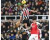 Match en direct entre Arsenal et Newcastle (0-0) lors du 10e tour de la Premier League anglaise