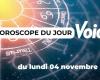 Horoscope du lundi 4 novembre 2024