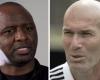 20 ans plus tard, Patrick Vieira revient sur l’attitude de Zinédine Zidane dans le groupe : « Pour être honnête…