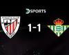 L’Athletic Bilbao a résolu son match de la 12ème journée avec un nul 1-1 contre le Betis