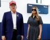 Le visage impassible de Melania Trump, en robe Dior et lunettes de soleil au bureau de vote