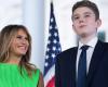 Melania Trump partage une photo de son fils Barron Trump votant pour la première fois