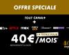 découvrez l’offre spéciale 40ème anniversaire avec le meilleur du streaming et du sport