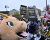 des milliers de manifestants à Paris