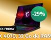 Avec une RTX 4070 et une réduction de 29%, ce PC portable gamer MSI Sword 16 est à un prix raisonnable avant même le Black Friday