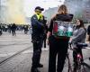 Des supporters du Maccabi Tel Aviv affrontent des manifestants pro-palestiniens à Amsterdam