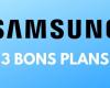 le site propose 3 offres Samsung assez incroyables