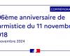 Commémoration du 11 novembre 2024 – Messages officiels – Commémorations – Actions de l’État