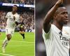 Les fans du Bernabeu créent un nouveau chant brillant sur Vinicius Junior après qu’il ait marqué un triplé contre Osasuna – Real Madrid