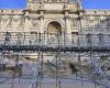 Malgré les travaux, une passerelle permet d’apercevoir la fontaine de Trevi