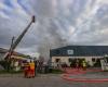 un incendie ravage les ateliers Kuku la praline à Lons