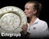 La championne de Wimbledon, Barbora Krejcikova, riposte après qu’un journaliste américain se soit moqué de son “front”