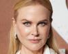 Nicole Kidman ose une robe en dentelle immaculée et transparente