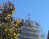 les travaux avancent à l’église Saint Victor, la flèche à nouveau visible