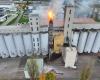 Violent incendie dans des silos de tournesol à Beaune, le bâtiment menace de s’effondrer