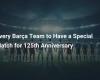 Chaque équipe du Barça aura un match spécial pour son 125e anniversaire