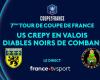 follow the meeting between US Crépy-en-Valois and the Diables Noirs de Combani