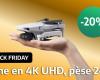 Le drone Dji Mini devient vraiment pas cher pour le Black Friday et il peut filmer en 4K tout en étant ultra léger