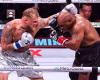 La légende de la boxe Mike Tyson perd le match de boxe contre Jake Paul