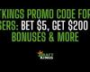 Code promo DraftKings UFC 309 : 200 $ garantis et plus