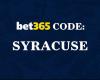 Le nouveau code bonus Bet365 SYRACUSE garantit un bonus de pari amélioré de 150 $