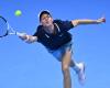 Jannik Sinner mène Taylor Fritz dans le match de championnat Nitto ATP Finals