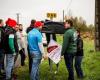 dans la Marne, les panneaux recouverts avant le début de la mobilisation ce lundi