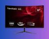 Cdiscount casse le prix de cet écran PC Gamer incurvé ViewSonic