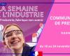 Semaine de l’Industrie 2024 – Novembre – 2024 – Espace Presse – Actualités