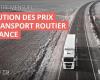 Les prix du transport routier sont au plus bas en octobre