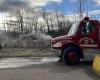 Un camion-benne transportant du magnésium prend feu à Sainte-Anne-de-la-Pérade