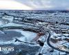 Les avertissements météorologiques britanniques concernant la glace et la neige restent en vigueur