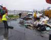 Le port de Bordeaux toujours bloqué, Bruno Retailleau appelle à la “bonne fermeté” contre les agissements