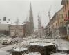 EN IMAGES – la neige tombe à gros flocons dans la plaine d’Alsace