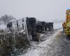 la neige provoque des accidents dans la Manche