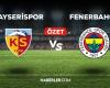 Regardez le résumé et les buts du match Kayserispor Fenerbahçe ! (VIDÉO) Résumé détaillé de Kayserispor Fenerbahçe ! Qui a marqué les buts, combien de fois le match s’est-il terminé ?