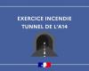 Fermeture du tunnel A14 le 26/11 de 21h30 à 5h00 dans le cadre d’un exercice incendie – Actualités