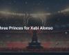 Trois princes pour Xabi Alonso