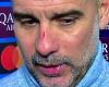 quand Pep Guardiola avoue s’être gratté le visage après l’incroyable nul à Manchester City