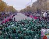 Le 1,2,3 Giant Sun avec Inoxtag, Maghla et Just Riadh sur les Champs-Élysées a commencé