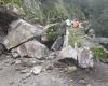 Ardèche. Un impressionnant glissement de terrain coupe la RD 203 entre Sanilhac et Rocles