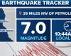 La menace de tsunami prend fin sur les côtes de la Californie du Nord et de l’Oregon après un séisme majeur de magnitude 7,0