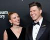 Scarlett Johansson et son mari Colin Jost, couple glamour au gala du New York Museum